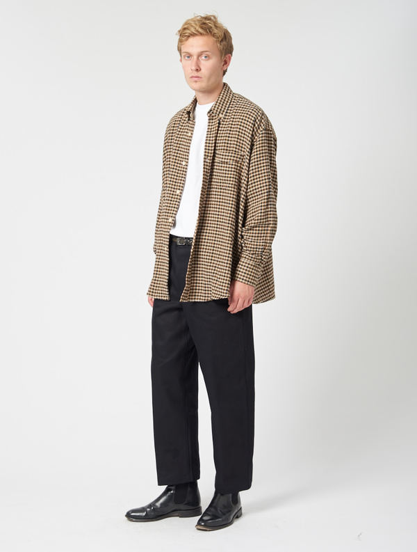 Our Legacy Borrowed BD Shirt - Brown Recycled Gingham | Garmentory