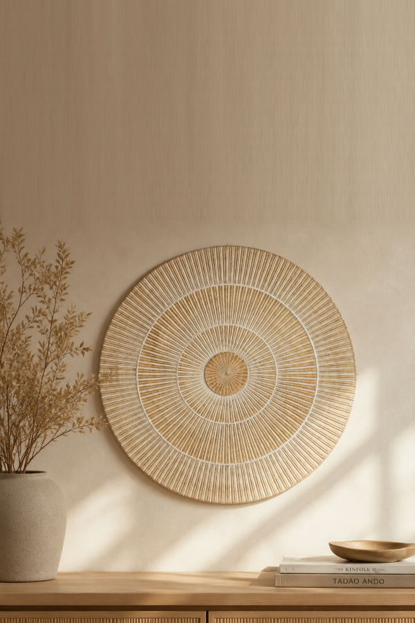 Expo Bazaar Wooden Wall Decor - Beige