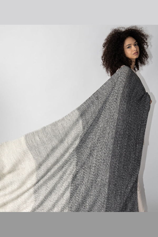Pink Lemonade Zac Organic Cotton Knit Throw Blanket