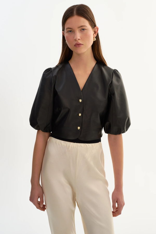 LAMARQUE Franka Blouse - Black