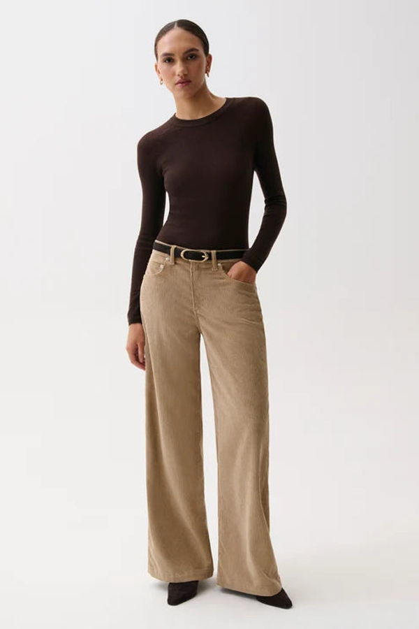 Pistola Jadyn Low Slung Palazzo Pants - Camel