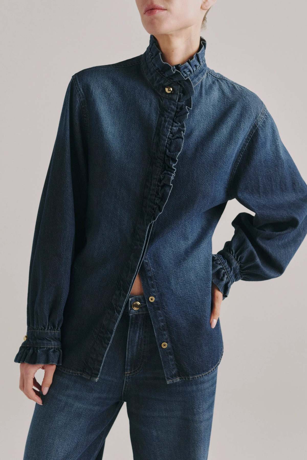 DL 1961 Ruffle Shirt - Image 2 of 4