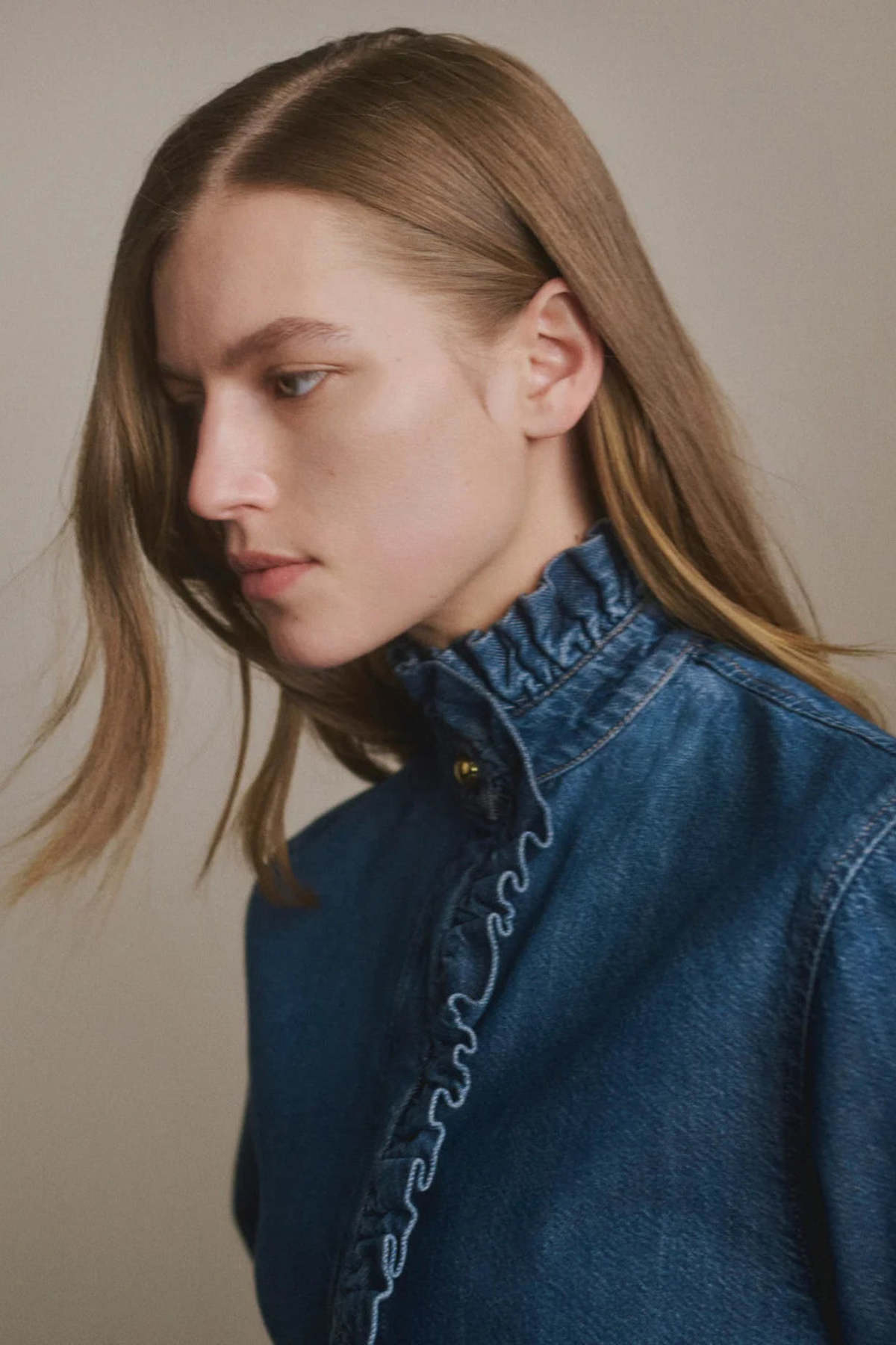 DL 1961 Ruffle Shirt - Image 3 of 4