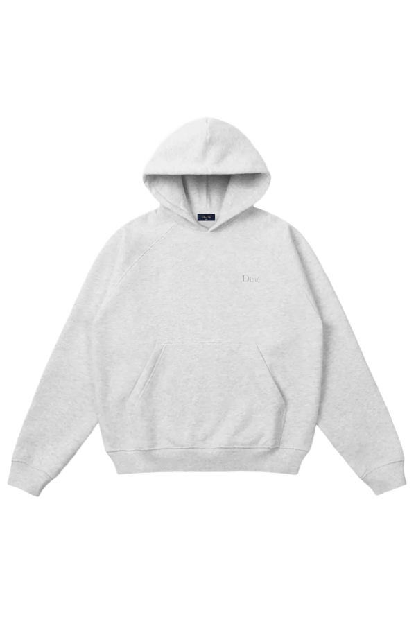 Dime Classic Small Logo Hoodie - Ash