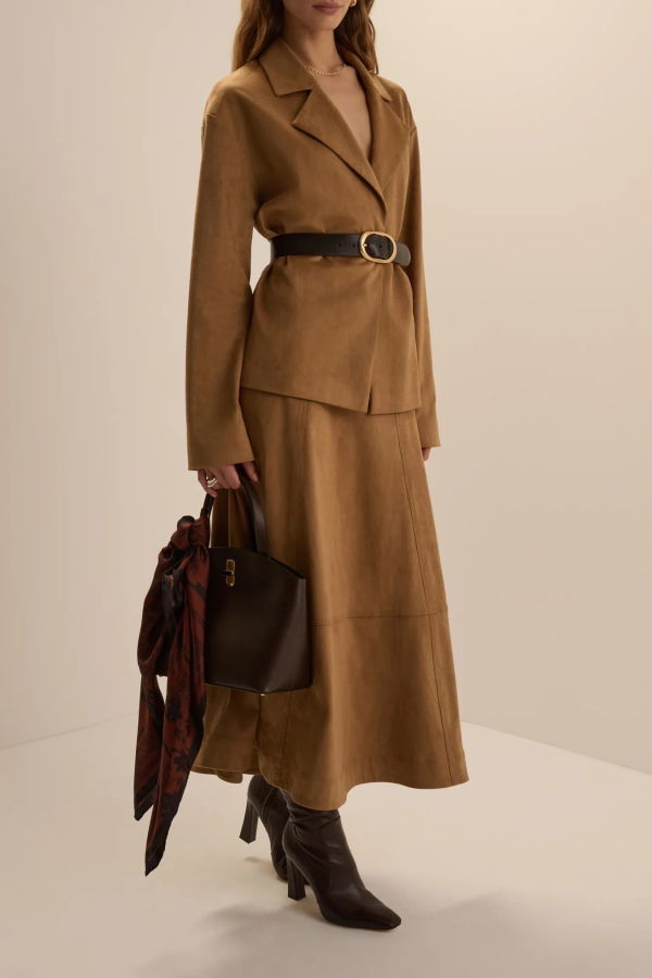 Favorite Daughter The Aspen Skirt - Camel