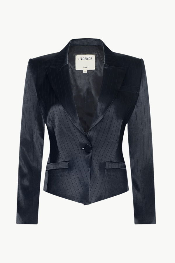 L'agence Misa Blazer - Black Pinstripe