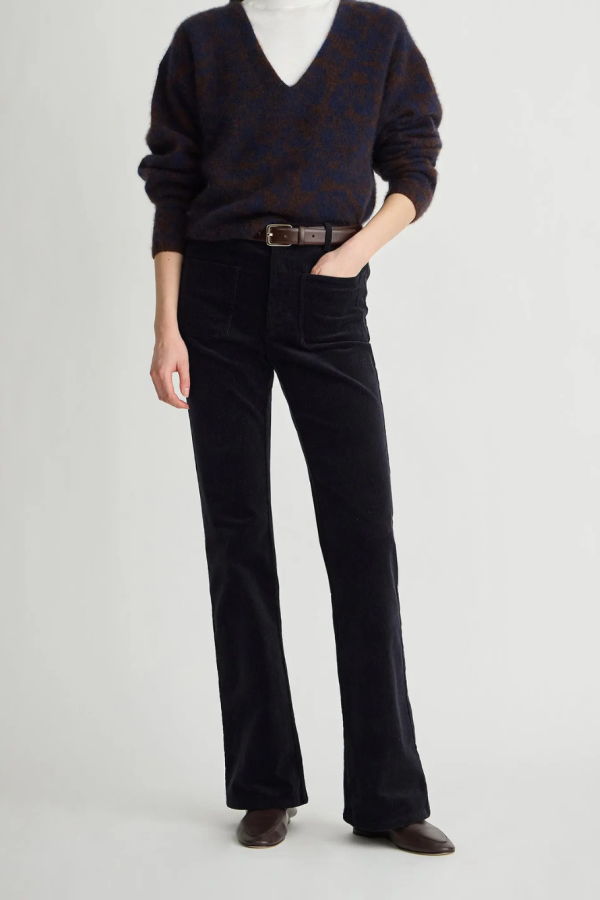 Apiece Apart Charlie Flare Trouser - Navy