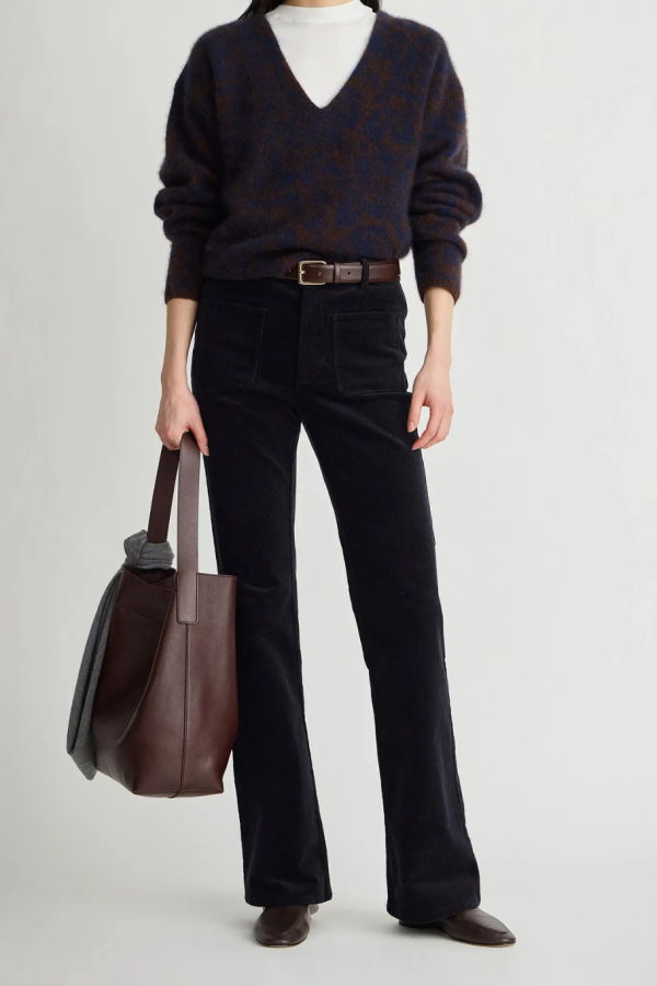 Apiece Apart Charlie Flare Trouser - Navy