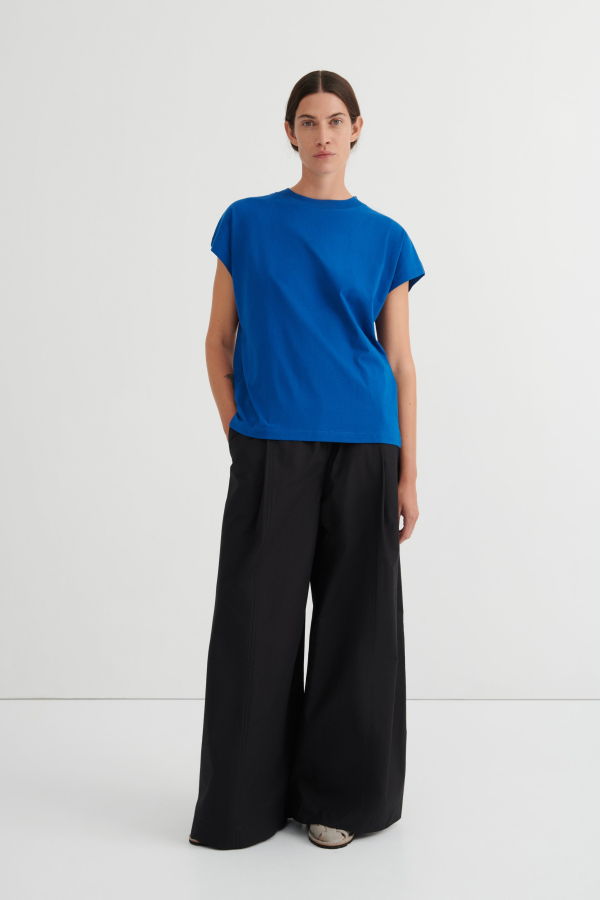 Kowtow Geometry Tee - Blue Orchid