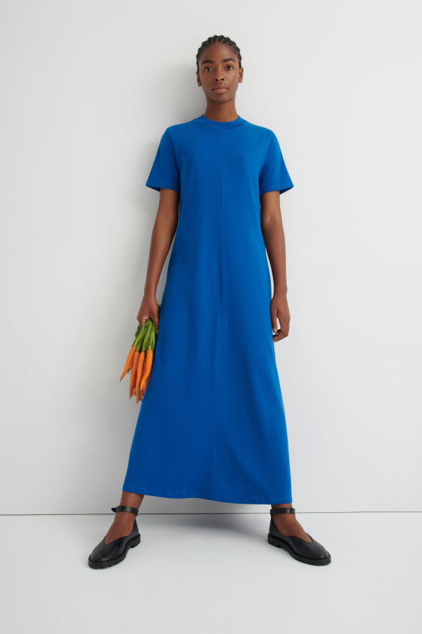 Kowtow Topic Dress - Blue Orchid