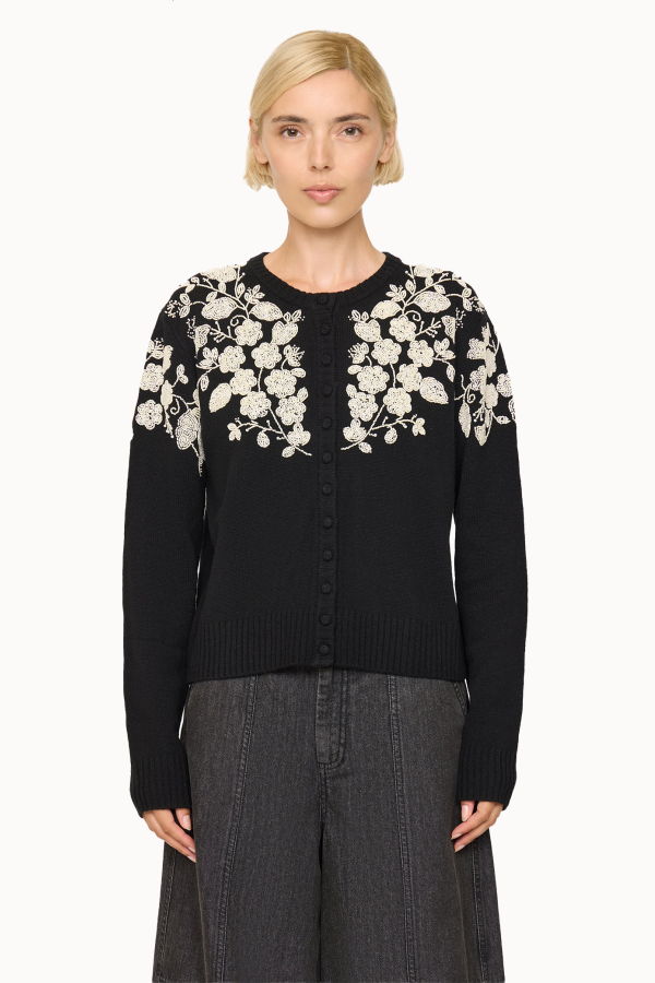 Sea NY Shiloh Cardigan - Black