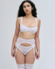 Fruity Booty Moss Balconette Mesh Bra - White - Thumbnail 8
