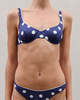 Fruity Booty Polka Balconette Bra - Navy/White - Thumbnail 9