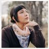 Matty Miller Studio 100% Silk Scarf: Pink Gentian - Wildflower Bird Design - Thumbnail 2