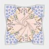 Matty Miller Studio 100% Silk Scarf: Pink Gentian - Wildflower Bird Design - Thumbnail 4