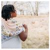 Matty Miller Studio 100% Silk Scarf: Pink Gentian - Wildflower Bird Design - Thumbnail 12