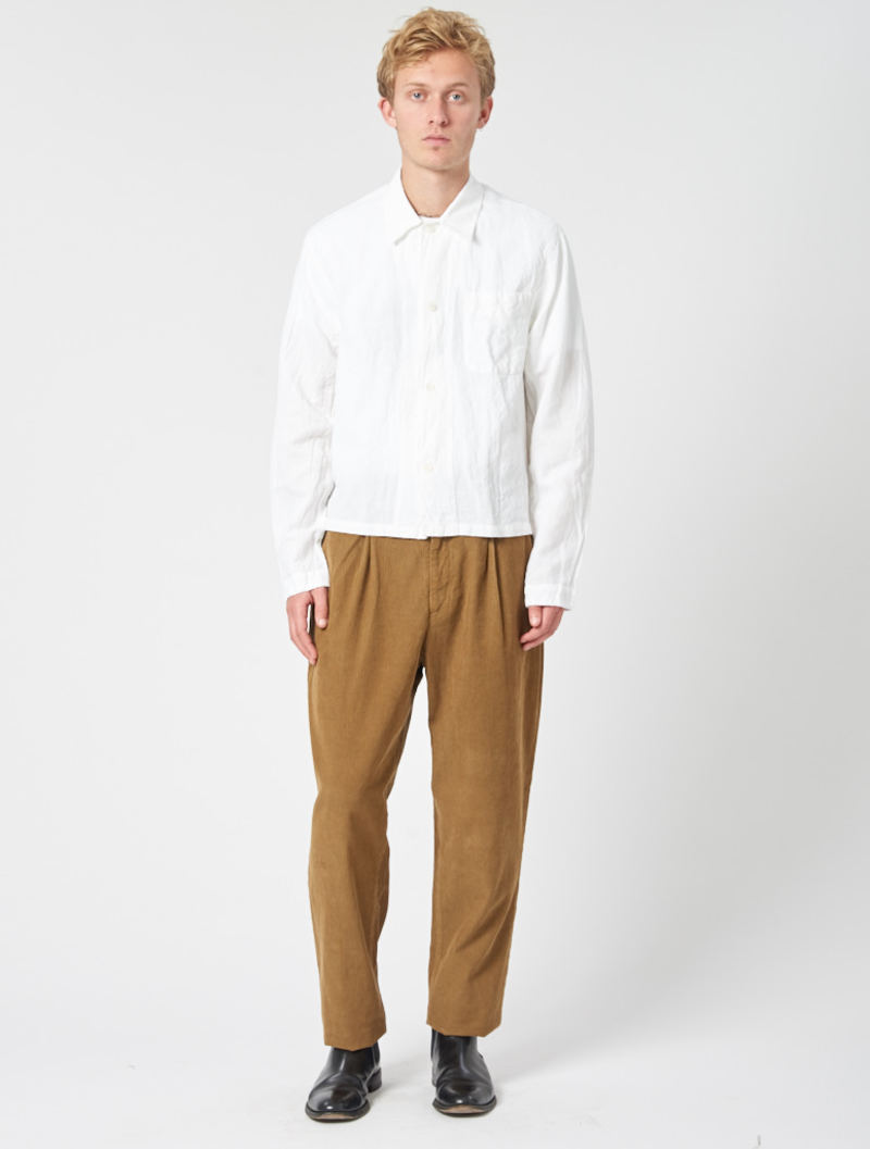 Our Legacy Shrunken Shirt - White Wrinkled Madras | Garmentory
