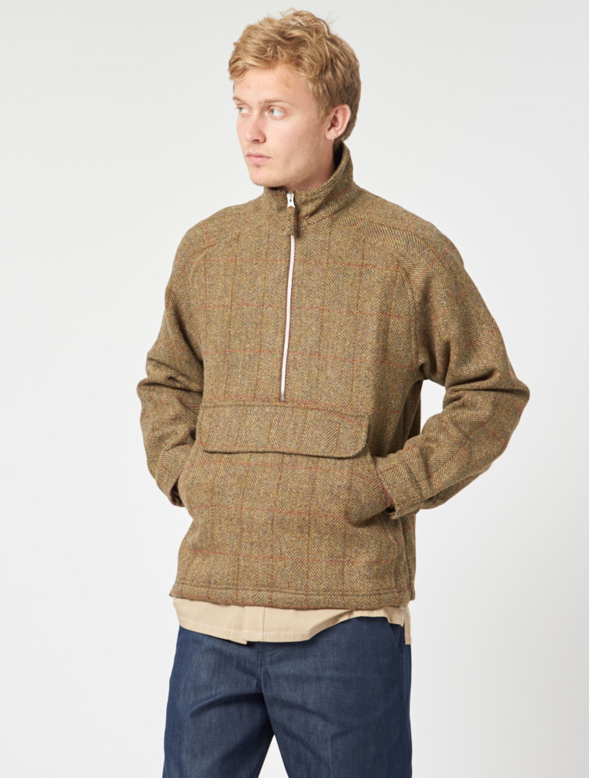 トップス theredthread S over tweed zip jacket THEREDTHREAD / ザレッドスレッド】S over tweed zip jacket