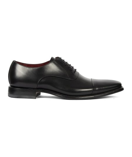 Loake Snyder Calf Toe Cap Shoe - Black 