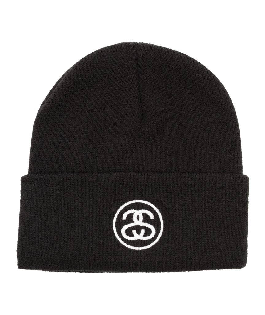 Stussy SS-Link Cuff Beanie - Black | Garmentory