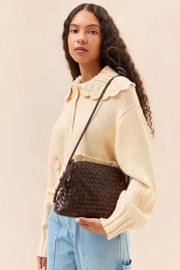 Loeffler Randall Mallory Woven Crossbody Bag
