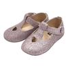 Kids Bonton Baby Shoes With Heart - Silver Glitter - Thumbnail 2