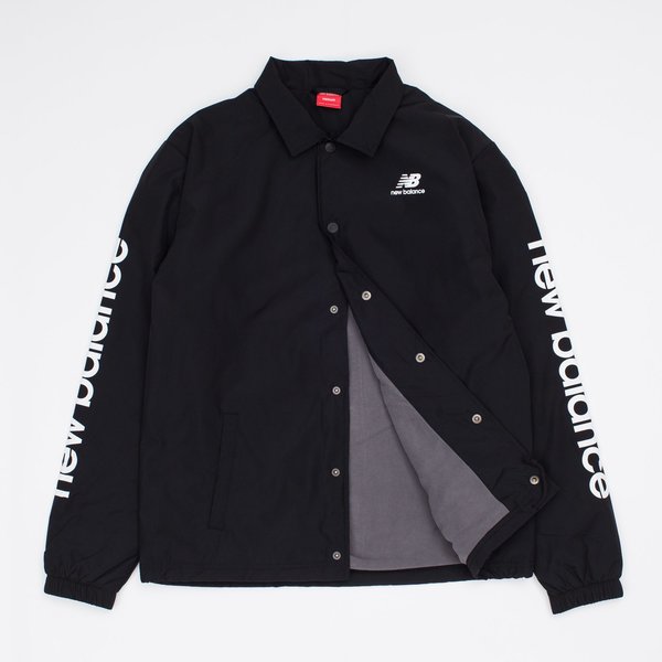 Men's Essentials Winter Coaches Jacket, Black | Garmentory