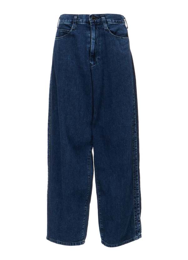 Y's 8oz Denim Chemical Wash Side Braid Jeans Y's 8oz Denim Chemical Wash Side Braid Jeans