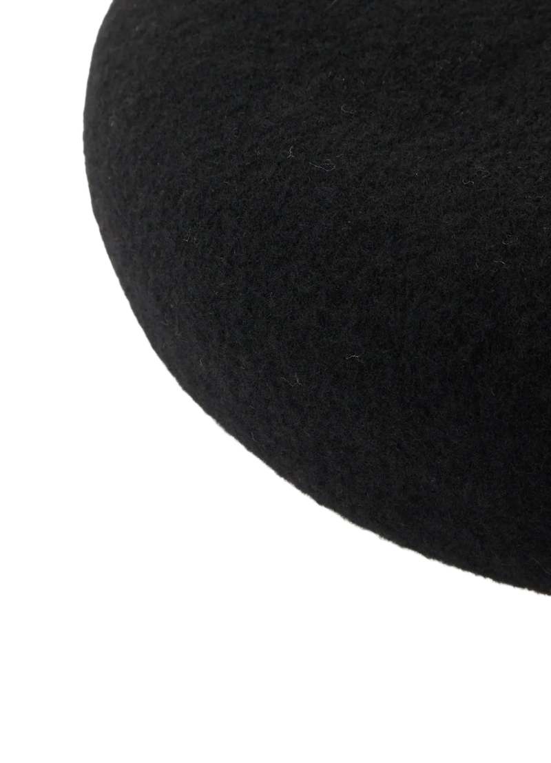Y's Zip Beret - Black