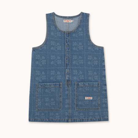 KIDS Piupiuchick Short Denim Dress