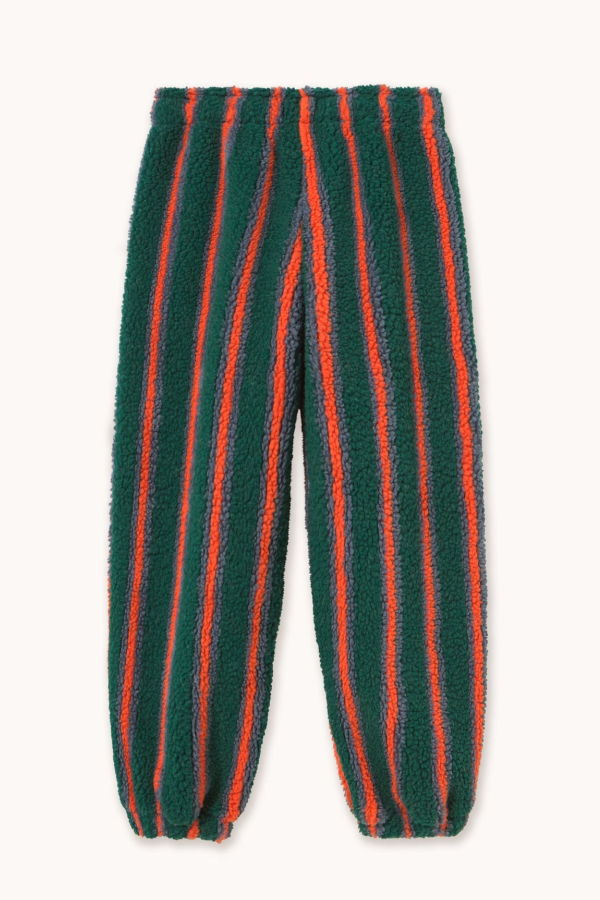 KIDS Tinycottons Multicolor Stripes Sherpa Sweatpant