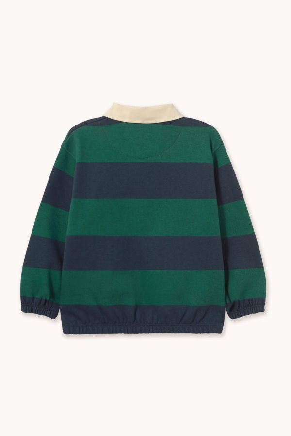 KIDS Tinycottons Stripes Polo Sweatshirt