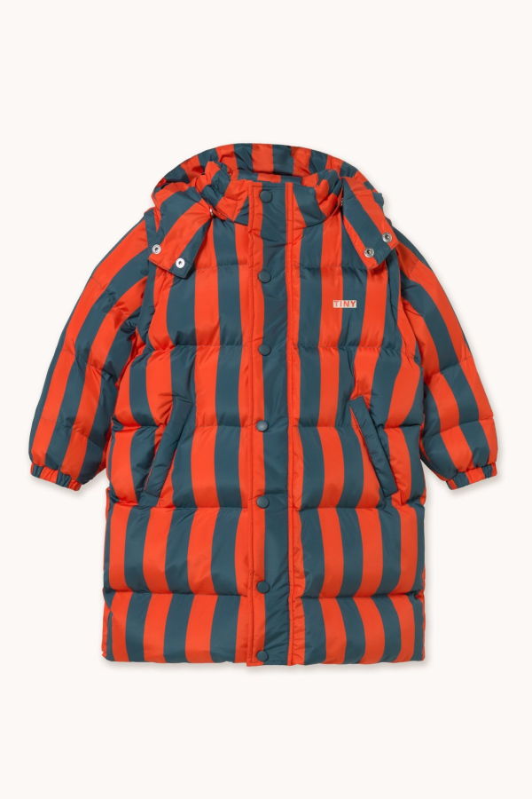 KIDS Tinycottons Stripes Padded Jacket