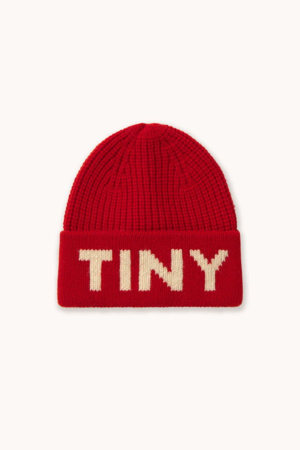 KIDS Tinycottons Tiny Beanie - Dark Red