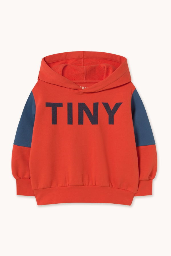 KIDS Tinycottons Tiny Colorblock Hoodie Sweatshirt