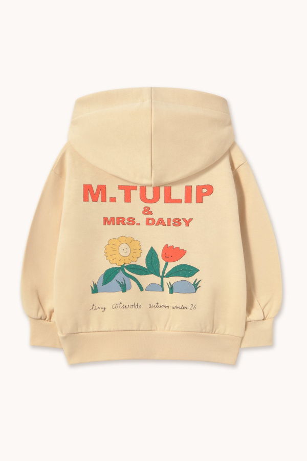 KIDS Tinycottons Tulip & Daisy Graphic Hoodie