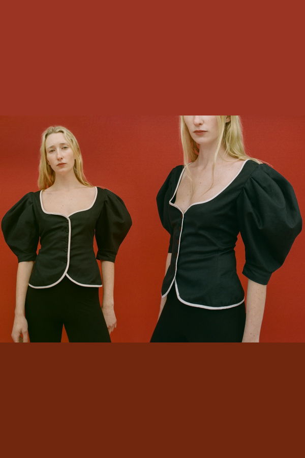 Gil Rodriguez Audrey Contrast Top