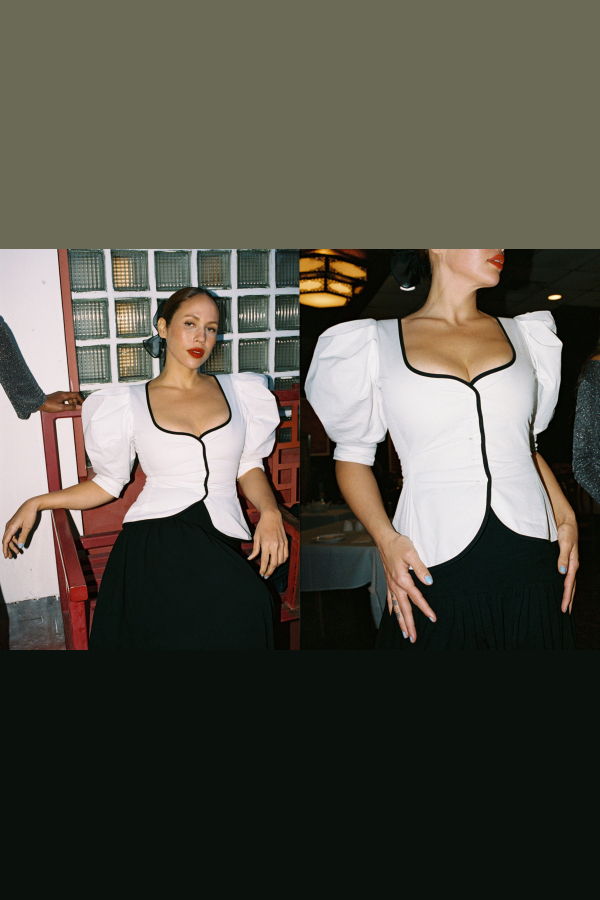 Gil Rodriguez Audrey Contrast Top