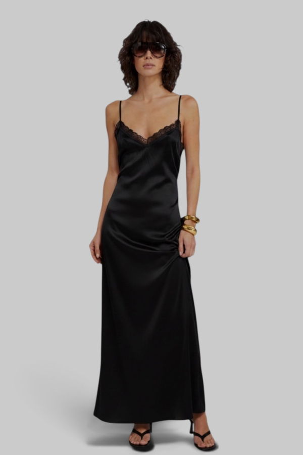 SPRWMN Sophie Maxi Dress - Black