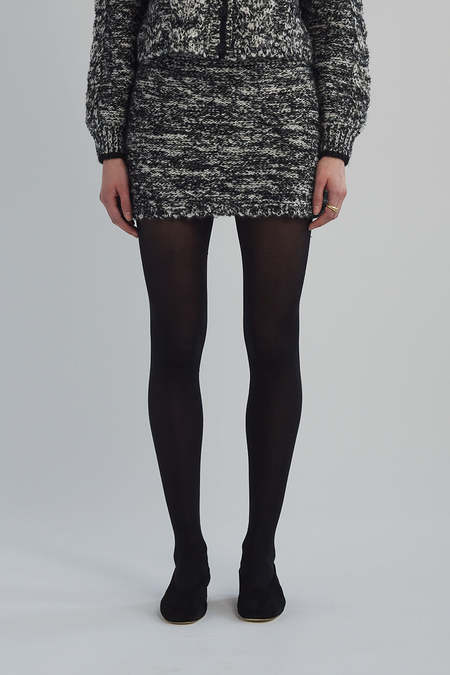 ICHI ANTIQUITES Linen Dobby Stripe Skirt | Garmentory