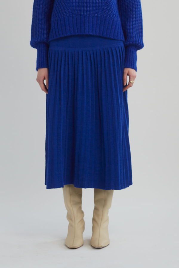 ELEVEN SIX Lea Skirt - Cobalt Blue