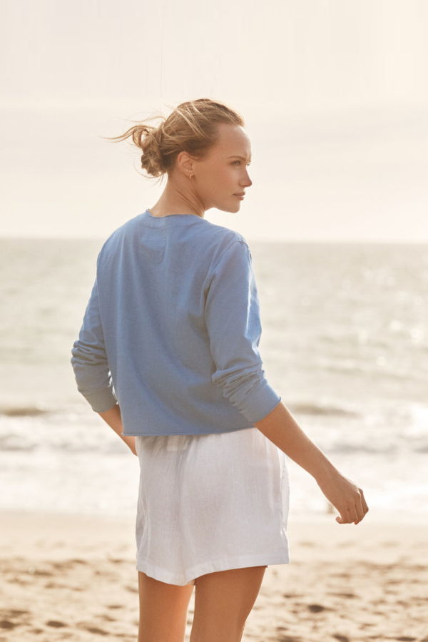 Frank & Eileen Jackie Cardigan - Lazuli Blue