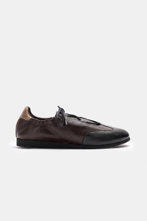 Naguisa Leather Raluca Sneaker - Multi Brown