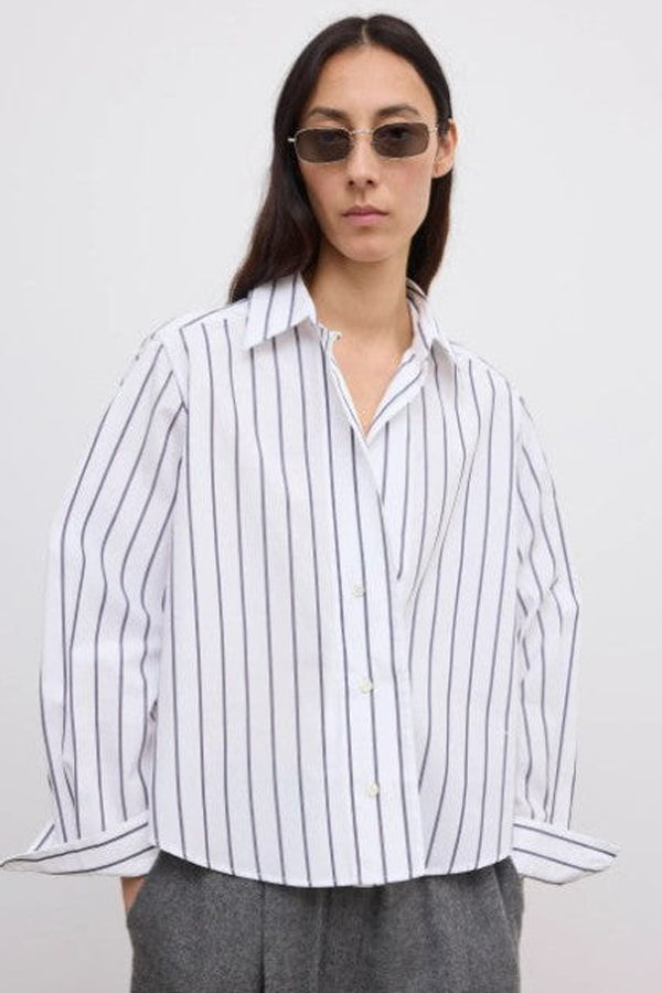 House of Dagmar Cropped Shirt
