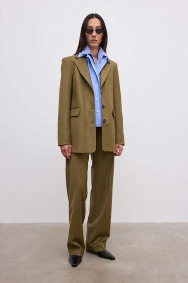 House of Dagmar Wool Tailored Blazer