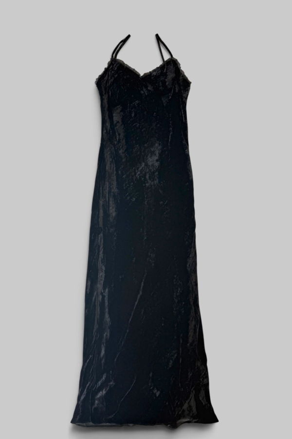 Alix Of Bohemia Athens Onyx Velvet Dress