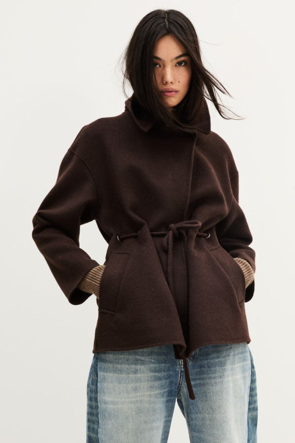 Ba&sh Kam Coat - Chocolat