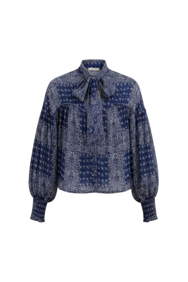 Hunter Bell Celeste Blouse - Inkwell Paisley