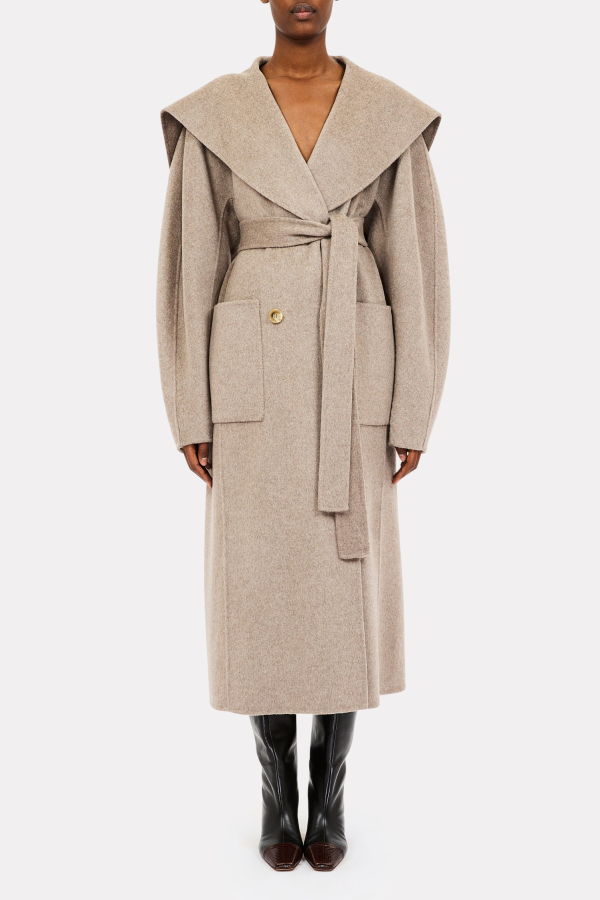 Ulla Johnson Rory Wool Coat - Dove Melange