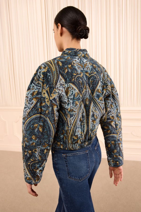 Ulla Johnson Yara Silk Jacket - Prussian